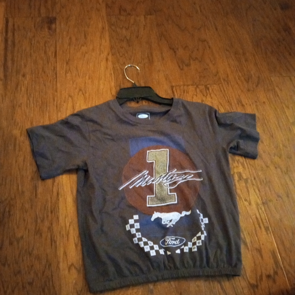 NEW Authentic Ford Licensed Mustang XS Crop Top